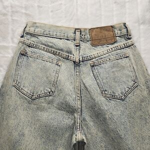 Vintage No Excess Women's Size 12 Acid Wash Pleated High Rise Mom Jeans 100%